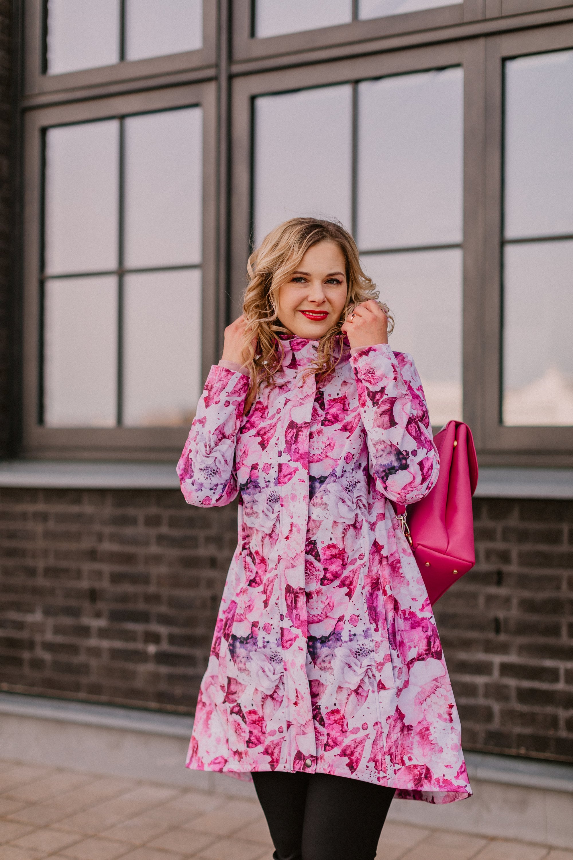 Flowers Rain Coat for Women Etsy