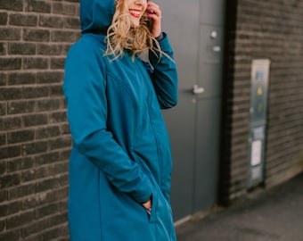 Turquoise Raincoat - Etsy