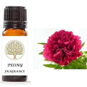 EkoFace  PEONY Fragrance Oils for Oil Burner, Potpourri, Bath & Candle making 10ml - Wax Melts - Diffusers - Christmas Gift