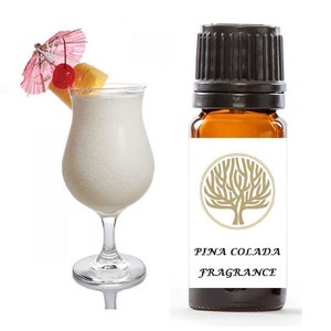EkoFace PINA COLADA Fragranza Oli per Bruciatore di olio, Potpourri, Bath & Candela facendo 10ml - Cera scioglie - Diffusori - Regalo di Natale