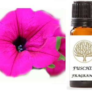 EkoFace FUSCHIA Olejki zapachowe do kominków olejowych, potpourri, kąpieli i wyrobu świec 10 ml - Woski do topienia - Dyfuzory - Prezent świąteczny