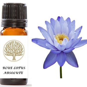 High quality 100% Pure Blue Lotus Absolute Oil - Use in massage oils & sprays. - Christmas Gift - Gift for Her