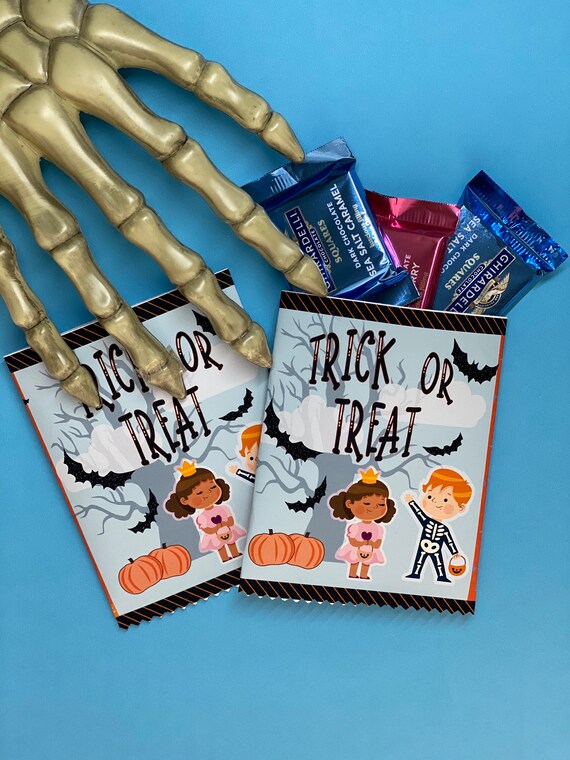 Halloween Treat Printable Chip Bags Classroom Halloween - Etsy