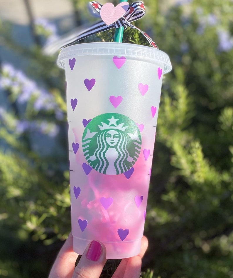 Gift for Best Friend Gift Set Valentine/'s Day Gift Custom Cup Galentine/'s Day Gift Hearts Cold Cup Gift for her Best babes