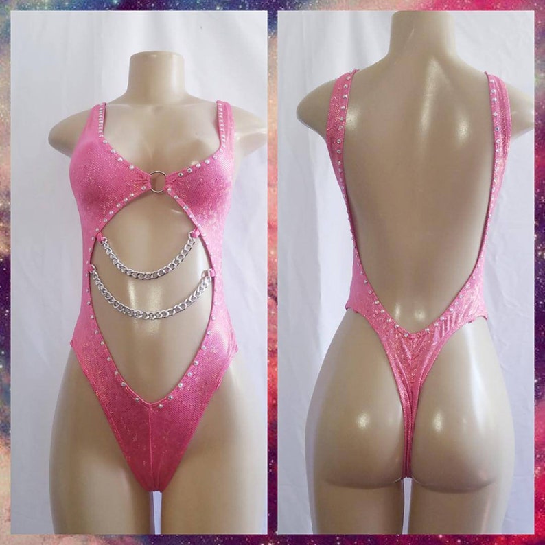bedazzled one piece swimsuit