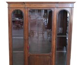 20th Century Italian Poplar Vitrine or Bookcase