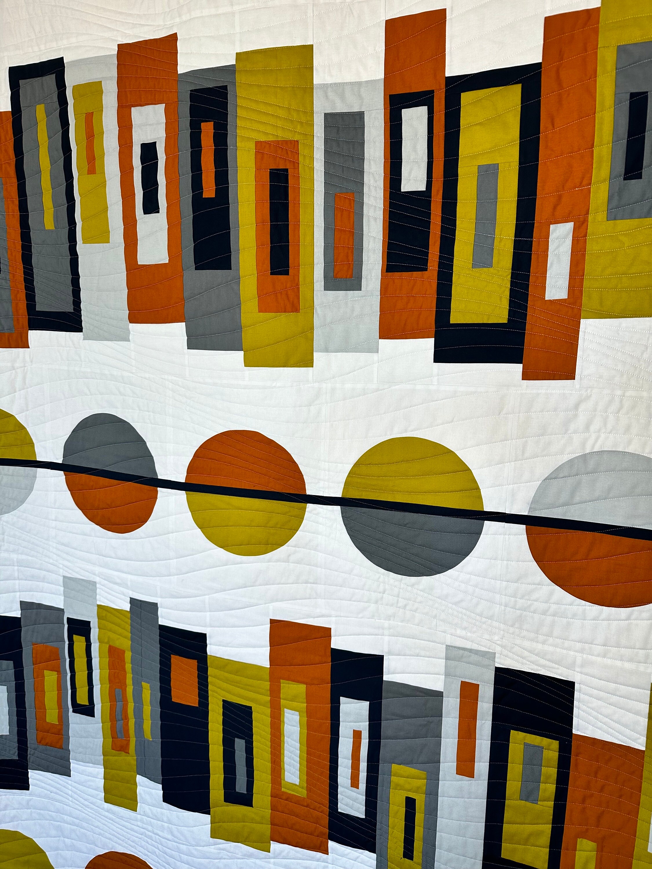 Modern Geometric Improv Lap Quilt / Wall Hanging - Etsy