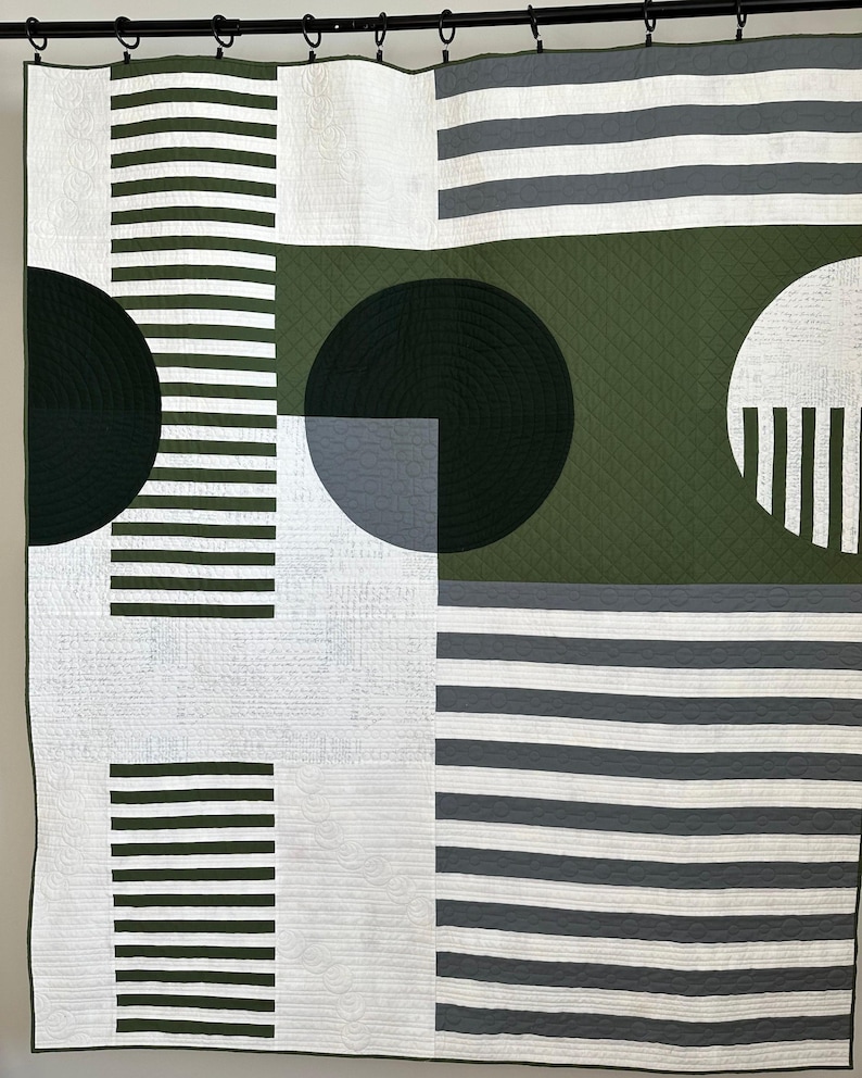 Modern Geometric Lap Quilt / Wall Hanging - Etsy