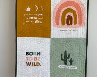 Cactus Baby Playmat or Wall Hanging
