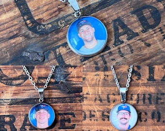 Davis Schneider, George Springer, Ernie Clement Blue Jays Necklace, Stainless Steel Silver Jays Necklace, Baseball, Jays Fans Jewelry