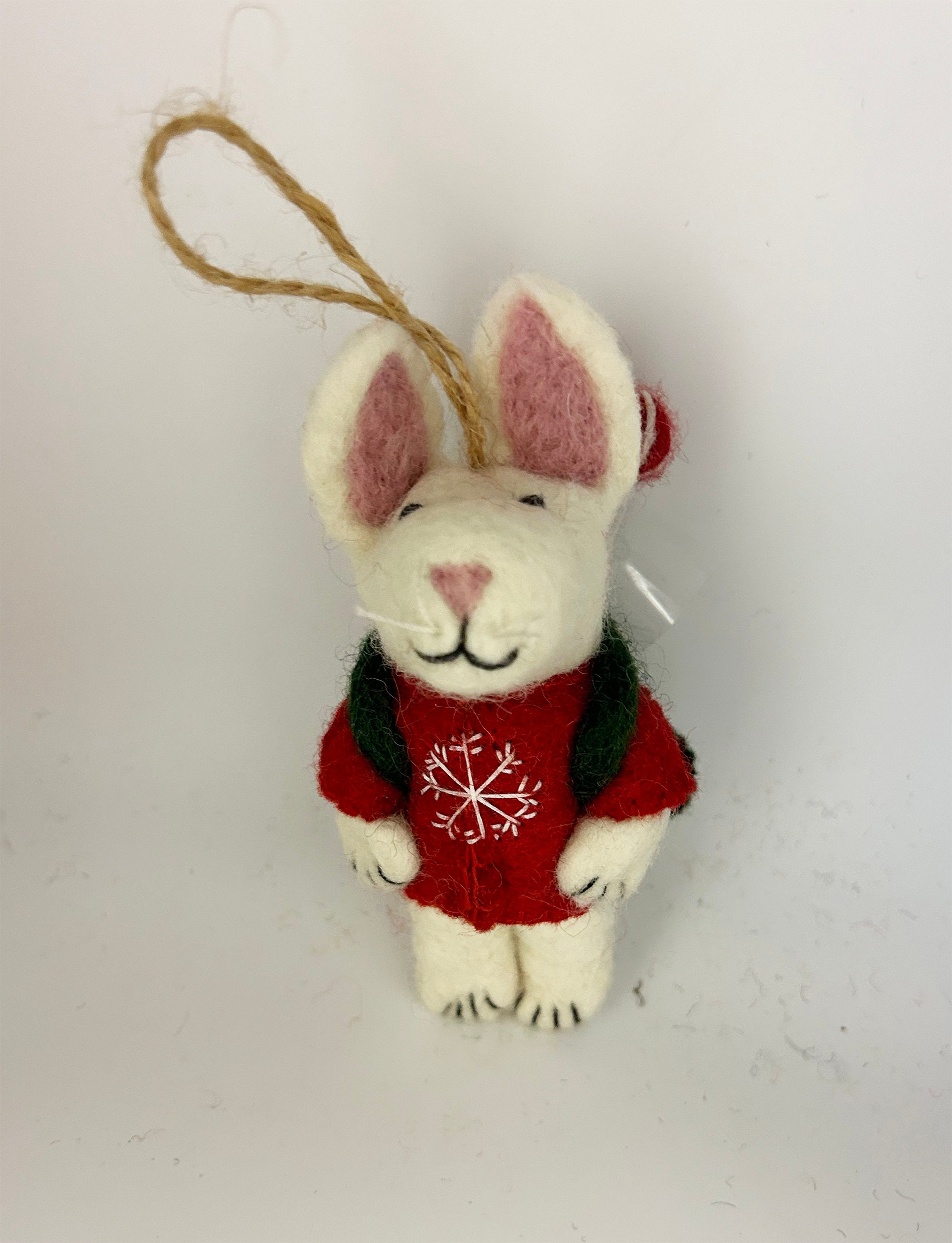 Handmade Felt christmas Bunny With Stocking Backpack Ornament-faire  Trade-handcrafted-made With Love - Etsy Ireland