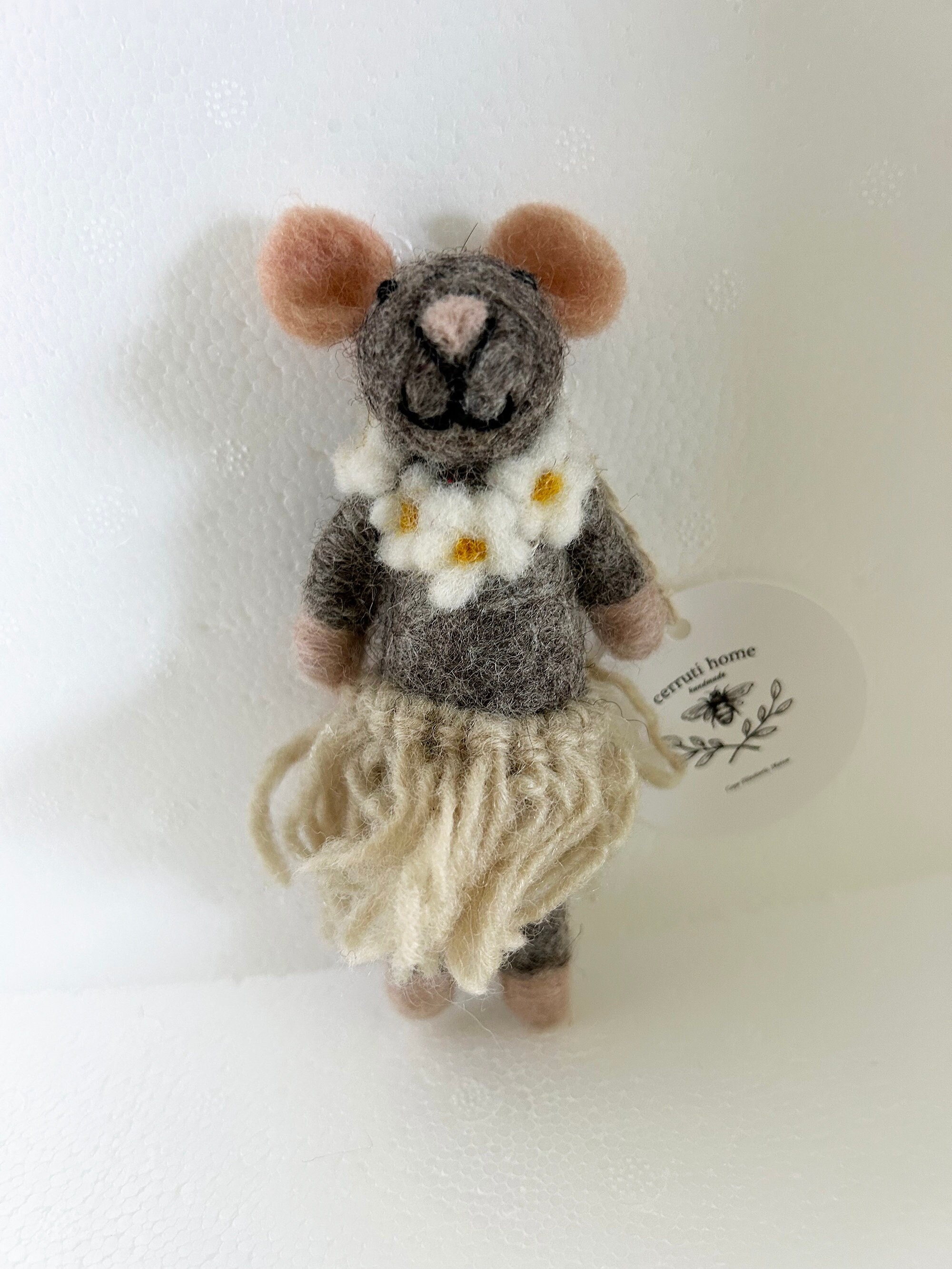 Felt Mice/mr and Mrs Mice/mouse/mouse Ornament/cute Mouse/mice