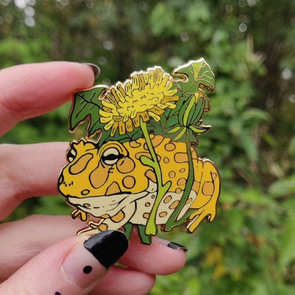 Pacman Frog : Herpetoflora Enamel Pin Collection