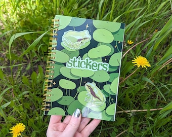 5x7" Froggy Reusable Sticker Book