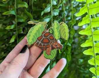 Roodvoetschildpad - Herpetoflora ii Emaille Pin Collectie