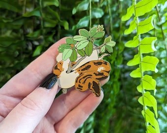 Pied Ball Python - Herpetoflora ii Enamel Pin Collection