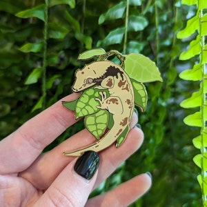 Crested Gecko - Herpetoflora ii Enamel Pin Collection