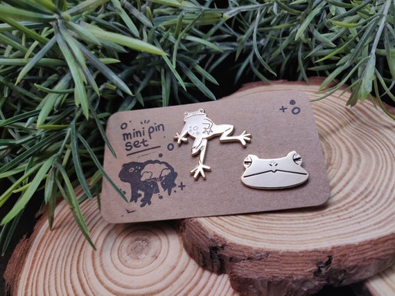 Froggy Mini Filler Enamel Pins 1.25 Silver/rose Gold/gold -  UK