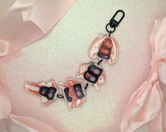 Cutiepede - Charm multipièces en époxy 5,5 pour la Saint-Valentin 2025"