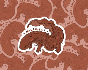 Autocollant en vinyle découpé 3 po Salamandre Hellbender