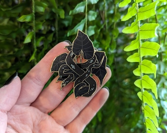 Black Kingsnake - Herpetoflora ii Enamel Pin Collection