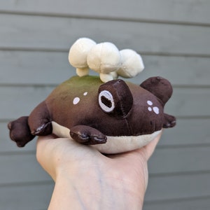 Rana de peluche de tierra