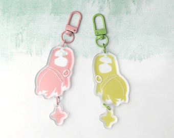 Love Bugs 3" Acrylic Charms (with dangly stars) - Valentines 2024 Collection