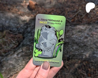 Froggy Statue - December 23 Patreon Pin