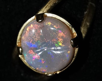 Gold Filled ring with Australian Opal