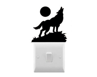 Wolf Light Switch Etsy