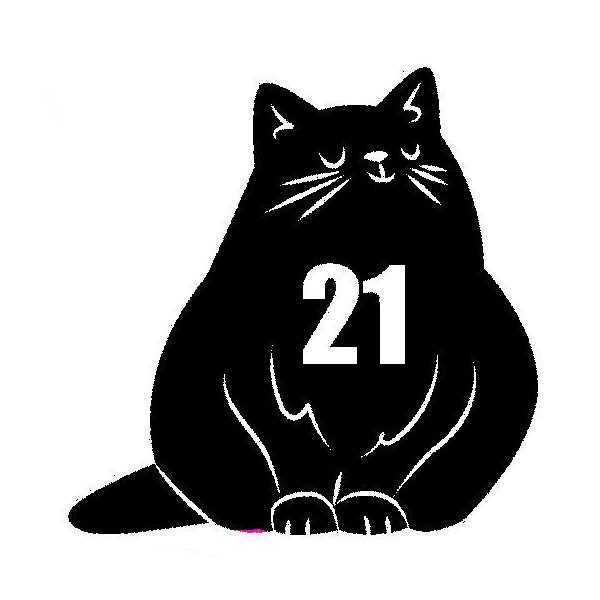 Pack of 3 Personalised Wheelie Bin Sticker Pet Cat Custom Number - Recycling Box - House Number Sticker - Easy To Apply