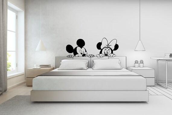 Mickey Mouse Minnie Wall Sticker Bedroom Living - Minnie Mouse Bedroom Wall Stickers Mickey Mouse Minnie Wall Sticker Bedroom Living - Minnie Mouse Bedroom Wall Stickers