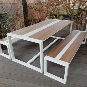 Table | Dining table garden table rustic | Different colors | Handcrafted | customizable according to your own creations | individually | Bank