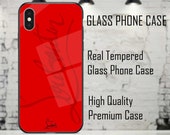 Christian Louboutin Luxury Designer Red Phone Case Cover for iPhone 6 7 8 X XS XR Max Plus Red Bottoms High Quality Real Tempered Glass