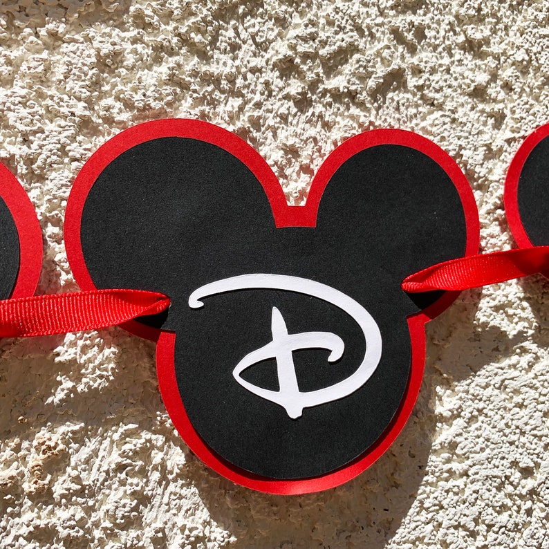 Mouse Birthday Theme Party Decorations GarlandBanner