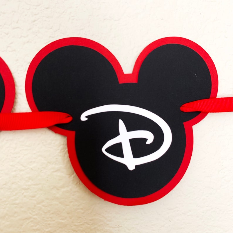 Mouse Birthday Theme Party Decorations GarlandBanner