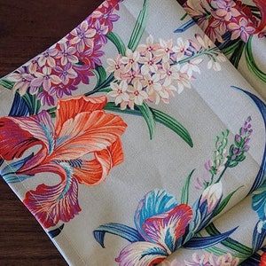 Set of six floral napkins afbeelding 3