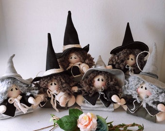 Cute flying witch, hanging witch doll, halloween and crhritsmas decoration,Kitchen witch