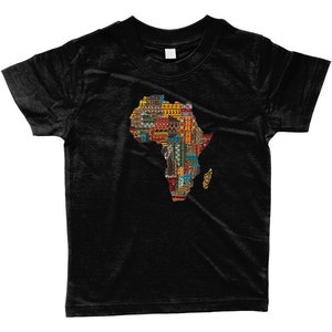 Map of Africa Baby/Toddler T-Shirt - Multiple colours