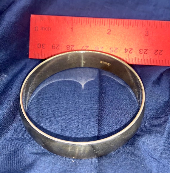 Monet Bangle Bracelet Signed Simple - image 8