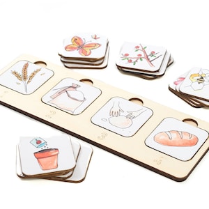 Puzzelactiviteit, Montessorimateriaal, Educatief houten speelgoed