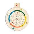 Wooden calendar in English, Educational material,  Learning days of the week, Months, Seasons, Weather product logo