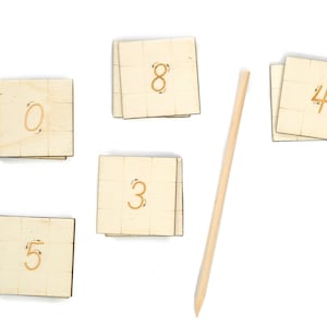 Cijferkaarten, cijfers leren schrijven, educatief materiaal voor de kleuterschool, montessoriwiskunde
