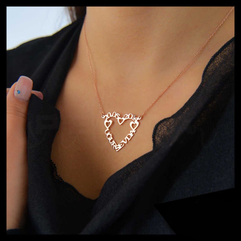 etsy child name necklace