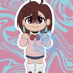 Momo - DanDaDan - Sticker