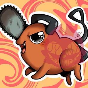 Pochita - Chainsaw Man - Sticker