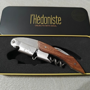 Personalized wooden corkscrew