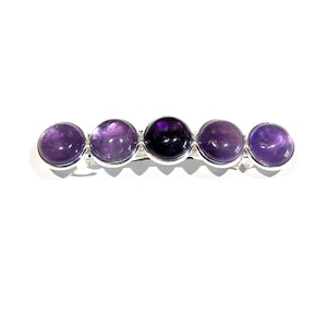 Amethyst Hair Barrette