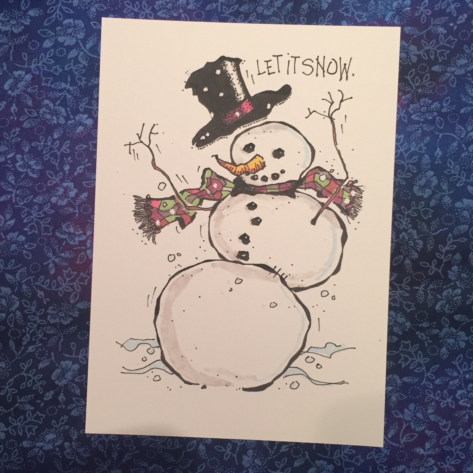 Sketch Pad: 8.5 x 11 Large Sketch Pad, Holiday Snowman Cover, Blank Drawing  Book, Art Sketch Pad, 100 Blank Pages