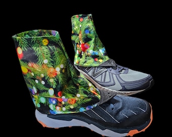 Lit Up Pine Large Trail Gaiters for Trail Running, Hiking, Biking, Walking SPF50